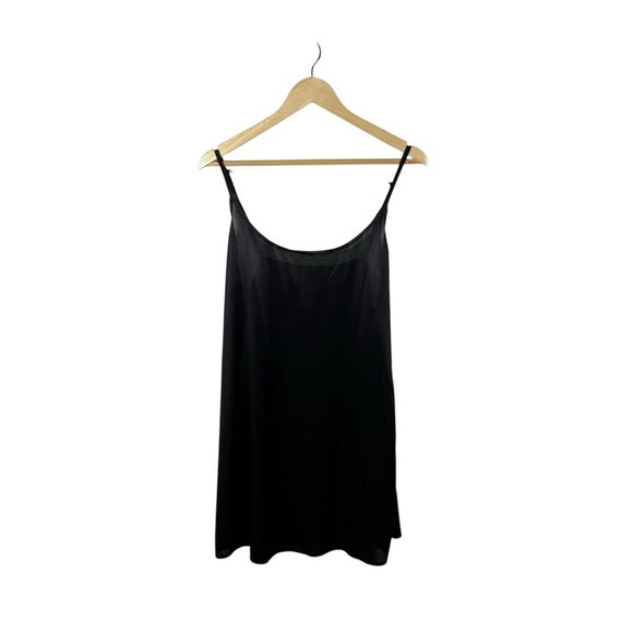 NWOT Spanx Women’s The SB Sweep Sheer Slip Mini Dress in Black Size XL